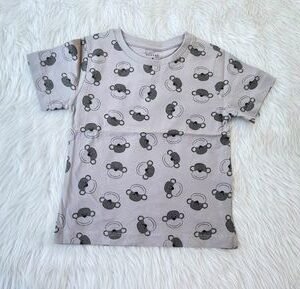 Monkey Print T shirt ( 3 to 6 months )