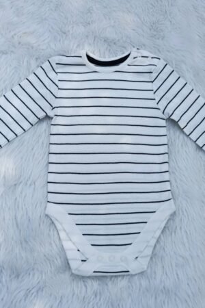 Black stripped Romper