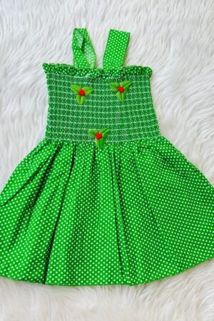 Green Summer frocks ( 0 to 3 months )