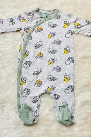 Santa Print Jumpsuit ( 0 to 3 months )