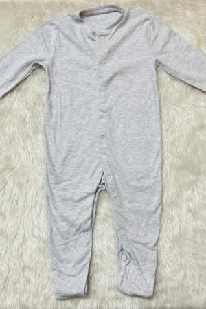 Plain Grey Jumpsuit ( 9 to 12 months )