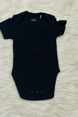 Plain black romper ( 18 to 24 month )