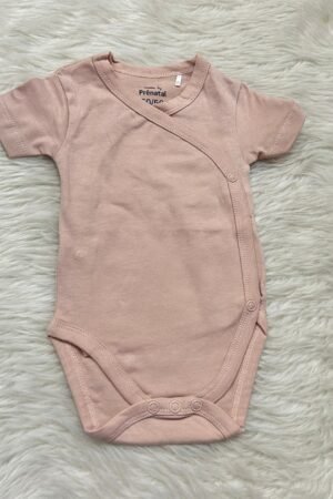 Plain Pale pink romper ( 3 to 6 months )