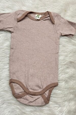 Plain Brown Stripped romper ( 9 to 12 months )