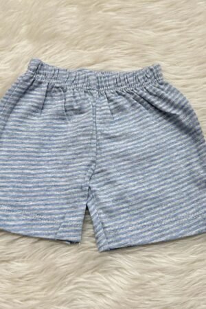 Light Blue stripped shorts ( 0 to 3 months )