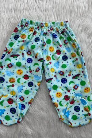 Green Planet print Full pant