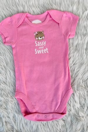 Sassy and sweet romper ( 6 to 9 months )