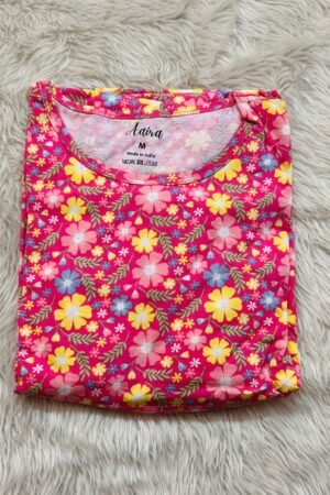 Pink flora maternity Loungewear