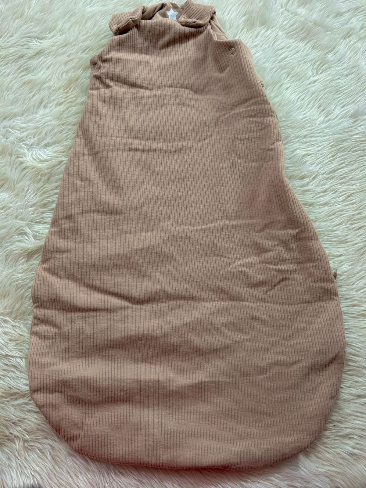 Plain brown sleeping bag