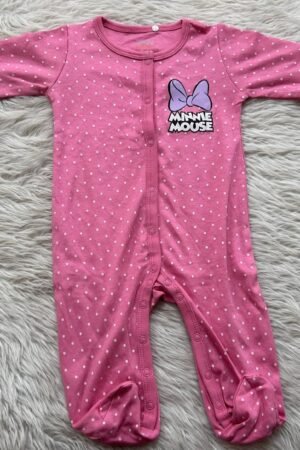 Pink Minnie mouse  jumpsuit ( 0 to 3 months )