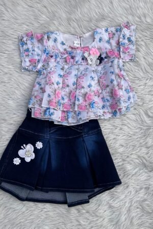 pinky denim ( 6 to 12 months )