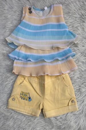 Yellow denim  ( 6 to 12 months )