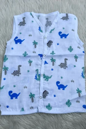 Blue dino print jabla (18 to 24 months)