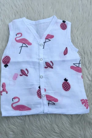 Flamingo print jabla ( 3 to 6 months )