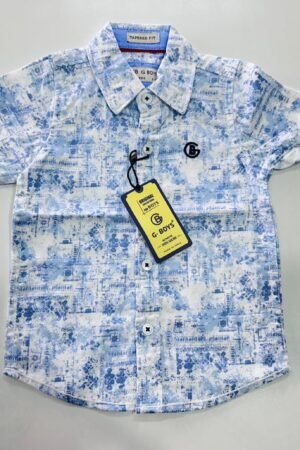 Blue cotton shirt